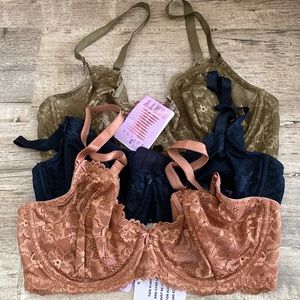 Bundle Savage x Fenty Unlined Lace Bras